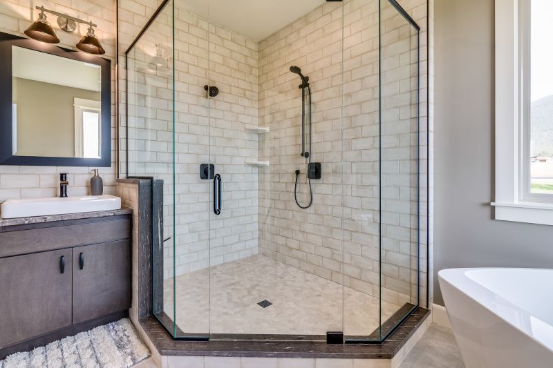 Compact Shower with Storage
